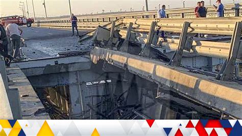 ukraine latest bridge collapse